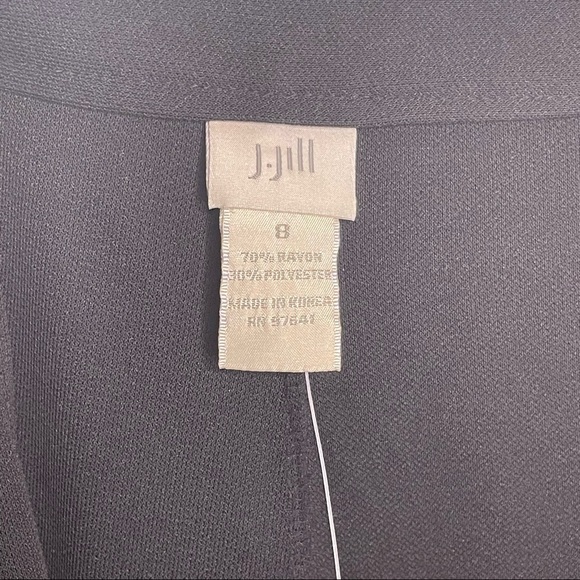 J. JILL Fit On-The-Go Black Skort Skirt - Picture 9 of 10